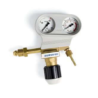 Druckminderer mit Manometer/Durchflussmesser für Argon/CO2 SAF-FRO EUROFRO