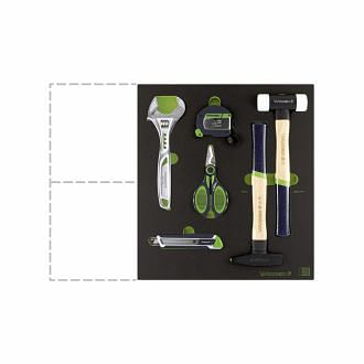 Kit di utensili assortiti in Foam WODEX WX9505/SE6