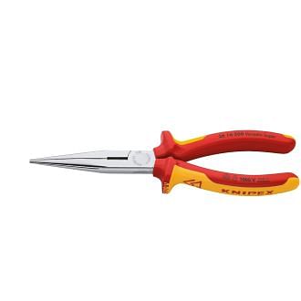 KNIPEX 26 16 200 Lange Flachrundzangen VDE isoliert 1000 Volt