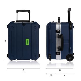 Maletas trolley portaherramientas para electricistas homologadas TSA WODEX WX9320/TS45