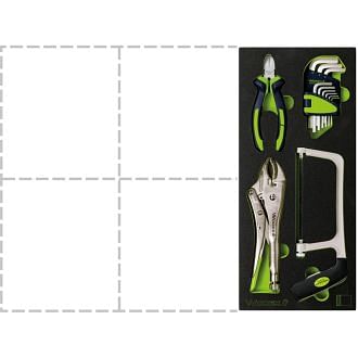 WODEX, Werkzeug-Satz aus Schaumstoff, WX9515/SE12