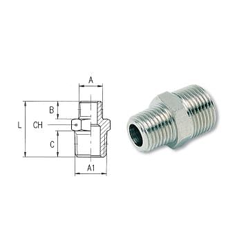 Taper threaded reduction nipples AIGNEP 2020