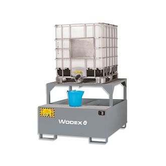 Cubetas de acero con soporte inclinado para cisternas WODEX WX9906