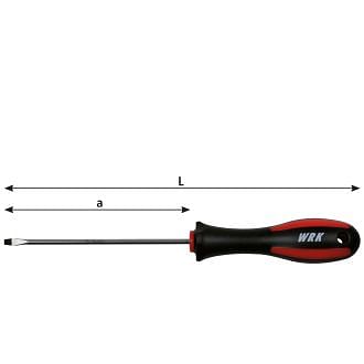 Screwdrivers for slotted screws WRK