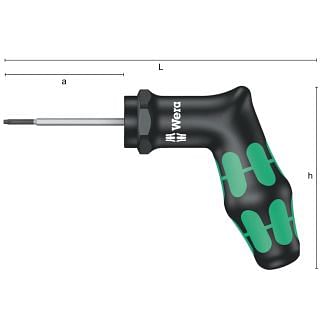 WERA 300 TX, Voreingestellte Drehmomentindikatoren, für Torx-Schrauben