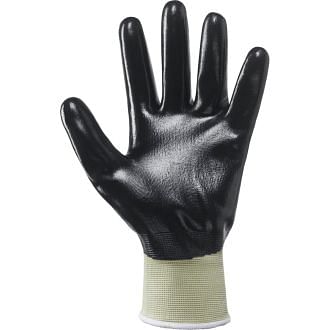 Work gloves in continuous wire NBR total grip NBR