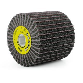 Non-woven mixed flap wheel for satinex machines WRK