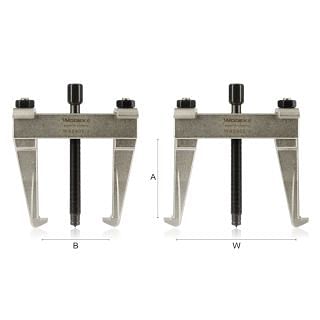 Mechanical pullers with two jaws rapid clamping WRK