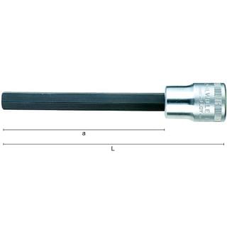 Chiavi a bussola 1/2" lunghe per viti con esagono incassato STAHLWILLE 1054-2054