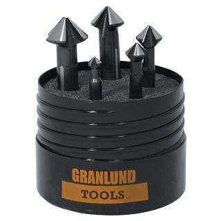 Kit of countersinks in HSS 90° GRANLUND Z3