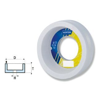 Cup grinding wheels in aluminum oxide NORTON