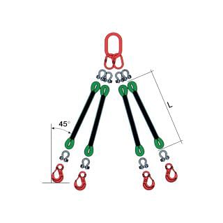 Lifting fiber slings M7420 B-HANDLING