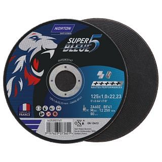 Flat cutting discs NORTON SUPER BLEUE 4