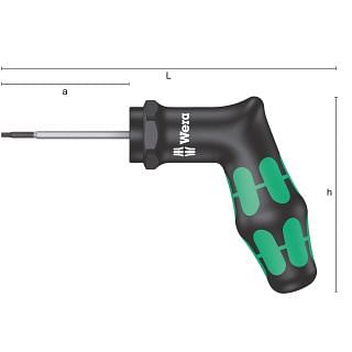 WERA, Drehmomentindikator mit Pistolengriff, 300 HEX