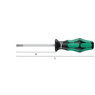 WERA 367 HF, Schraubendreher für Torx-Schrauben, mit Halter