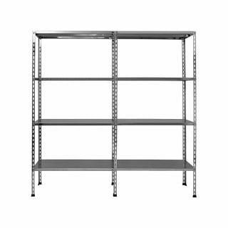 Bolted shelf racks in AISI 430 stainless steel