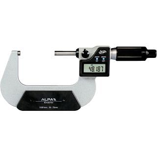 Digital micrometer IP65 with quick forward movement ALPA BA020