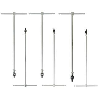 Set of T-handle swivel head hexagonal wrenches WODEX WX2745/S5- WX2745/S6