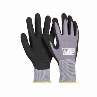 Guantes de nailon spandex impregnados en nitrilo microporoso MANOGRIP 30900